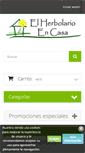 Mobile Screenshot of elherbolarioencasa.com